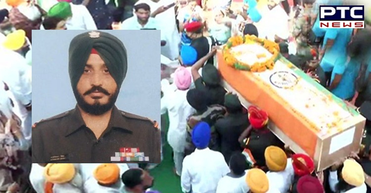 Martyred Naib Subedar Jaswinder Singh was to return home in two days