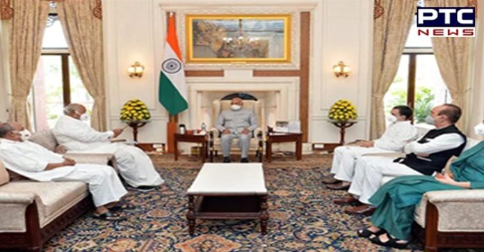Lakhimpur Kheri incident: Cong delegation meets President Kovind, seeks removal of MoS Teni Lakhimpur Kheri incident: Cong delegation meets President Kovind, seeks removal of MoS Teni