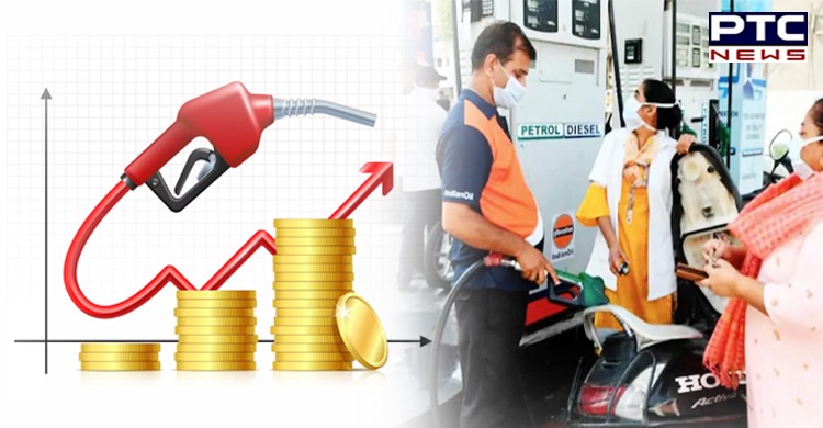 Petrol, diesel prices in India increased for 5th consecutive day