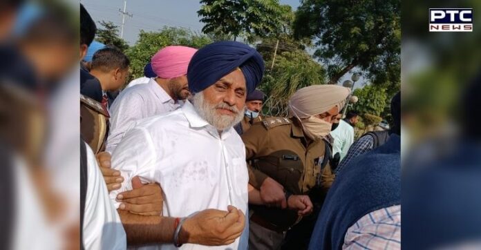 Sukhbir Singh Badal among senior SAD leaders detained in Chandigarh