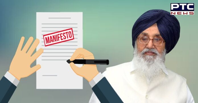 Manifesto shall be made legal document, says Parkash Singh Badal