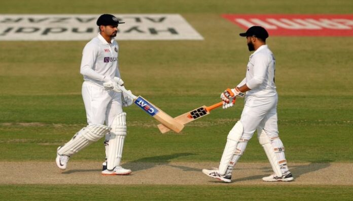 cricket india newzeland Kanpur Test india vs new zeland Shreyas Iyer Ravindra Jadeja कानपुर टेस्ट इंडिया vs न्यूजीलैंड श्रेयय अय्यर रविंद्र जड़ेजा