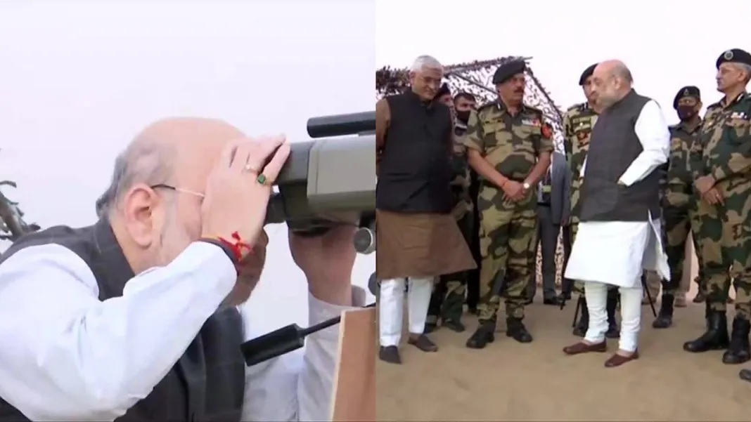 ਅਮਿਤ ਸ਼ਾਹ ਨੇ ਰੋਹਿਤਾਸ਼ ਬਾਰਡਰ ਚੌਕੀ ਦਾ ਕੀਤਾ ਦੌਰਾ, ਜਵਾਨਾਂ ਲਈ ਭਲਾਈ ਸਕੀਮ ਦੇ ਵਿਸਥਾਰ ਦਾ ਕੀਤਾ ਐਲਾਨ