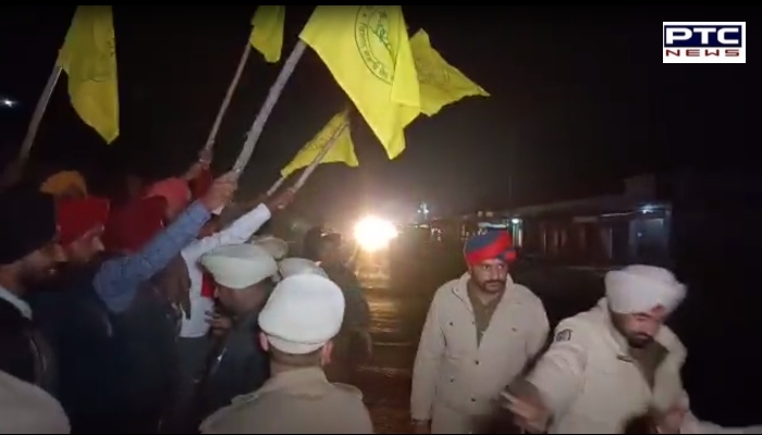 ਕਿਸਾਨਾਂ ਵੱਲੋਂ CM ਚੰਨੀ ਦੇ ਕਾਫ਼ਲੇ ਦਾ ਵਿਰੋਧ , ਕਿਹਾ - ਸਰਕਾਰ ਆਪਣੇ ਕਾਰਜਕਾਲ ਦੌਰਾਨ ਕੀਤੇ ਵਾਅਦੇ ਪੂਰੇ ਕਰੇ