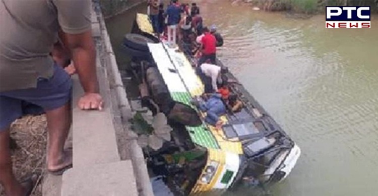 9 killed as bus plunges into stream in Andhra Pradesh; CM announces relief for kin