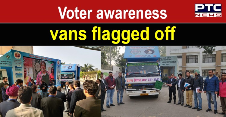Election Commission flags-off voter awareness vans, unveils SVEEP exhibition