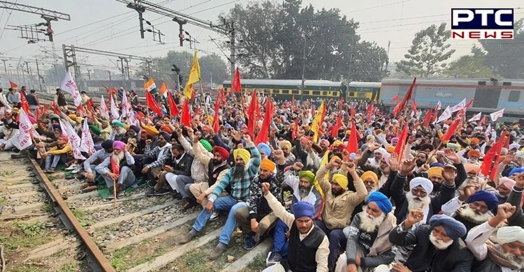 Punjab farmers launch statewide 'rail roko' to press for their pending demands