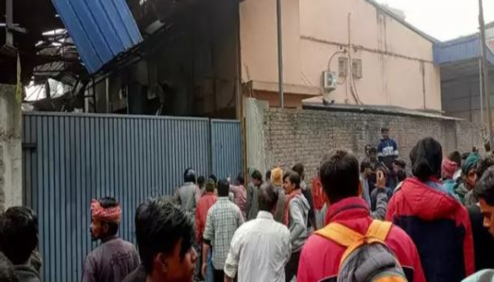 मुजफ्फरपुर में फैक्ट्री में फटा बॉयलर, किसी का सिर गायब किसी का धड़
