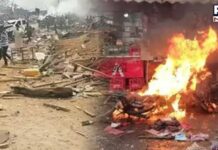 Ghana explosion kills 17, destroys hundreds of buildings