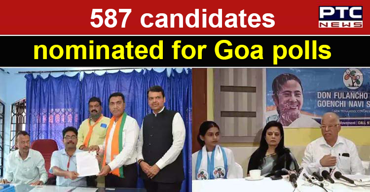 Goa Elections 2022: 587 candidates file their nominations for Assembly polls