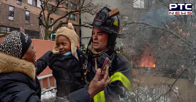 Nine children among 19 dead in massive fire at New York building