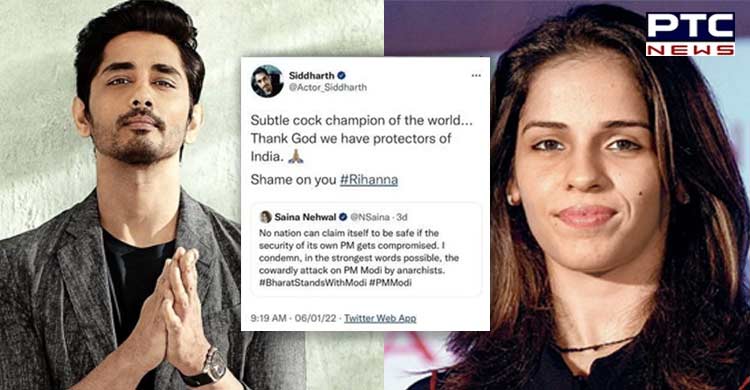 Activists slam actor Siddharth over his 'sexist' comment on Saina Nehwal; player reacts