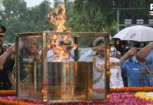 Amar Jawan Jyoti being merged with flame at National War Memorial: Govt sources