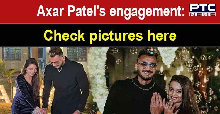 Axar Patel gets engaged to girlfriend Meha on his 28th birthday