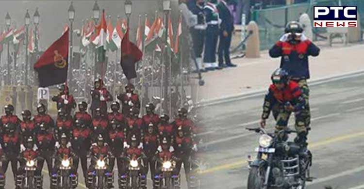 R-Day Parade 2022: BSF all-women biker team puts up a thrilling show