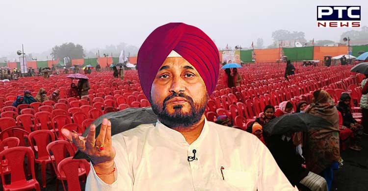 Thin attendance at Ferozepur rally site forced PM Modi to retrace his steps: Punjab CM Channi