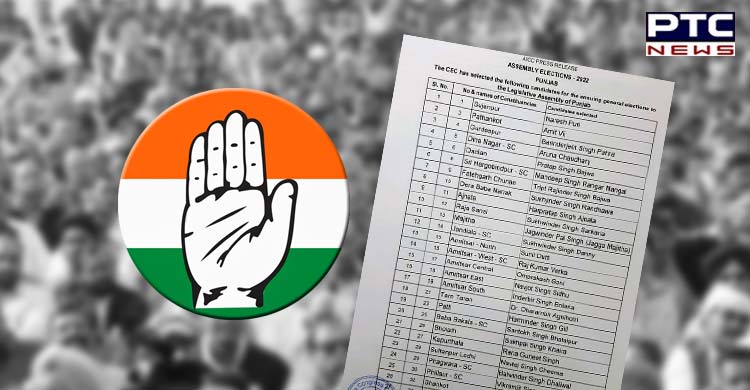 Punjab elections 2022: Congress' first list of 86 candidates out; CM Channi to contest from Chamkaur Sahib, Navjot Sidhu from Amritsar East
