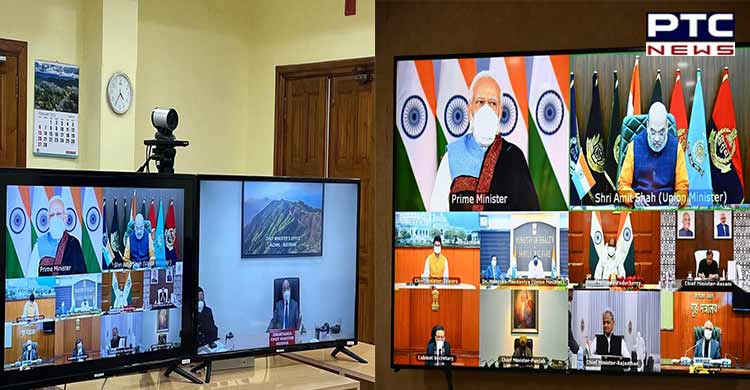 PM Narendra Modi interacts with Chief Ministers on Covid-19 situation