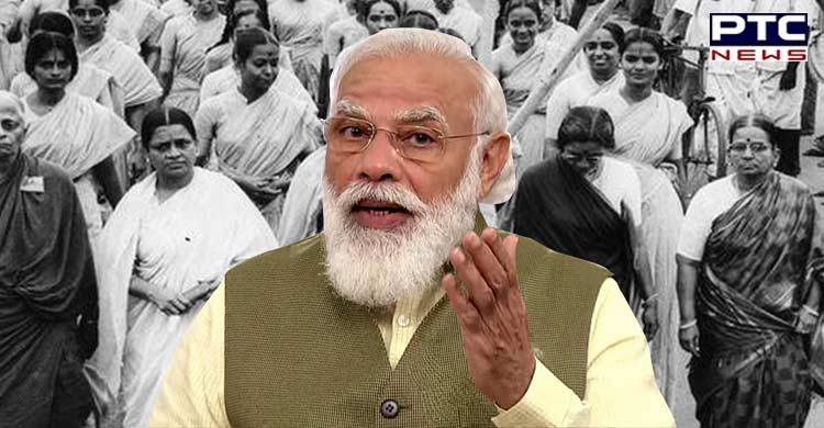 PM Modi recalls women's contribution to India's freedom struggle