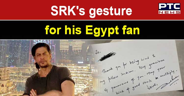 Shah Rukh Khan sends autographed picture to 'good soul' Egyptian fan
