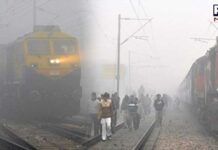 Delhi witnesses cold day conditions, several trains delayed due to fog