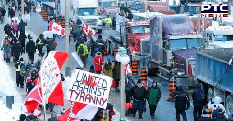 Canada truckers' protests continue over Covid-19 restrictions