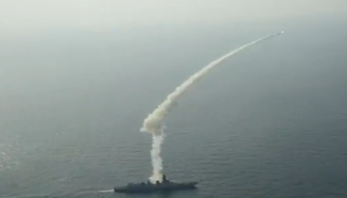 Successfully test fired Supersonic Cruise Missile from INS Vikramaditya