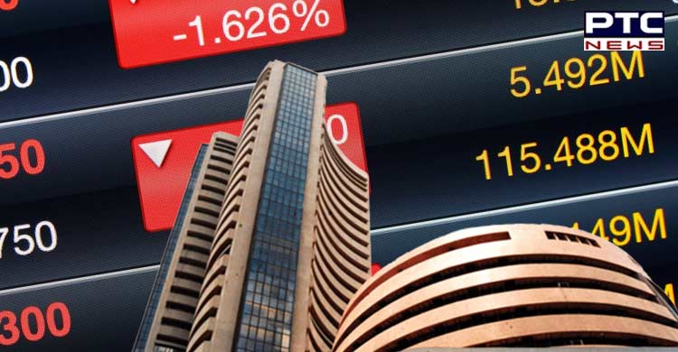 Sensex graphs go red after a huge slump in banking stocks
