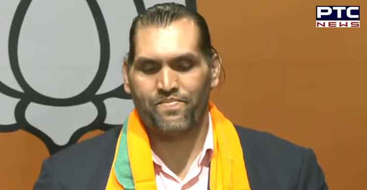 Punjab elections 2022: Wrestler 'The Great Khali' joins BJP