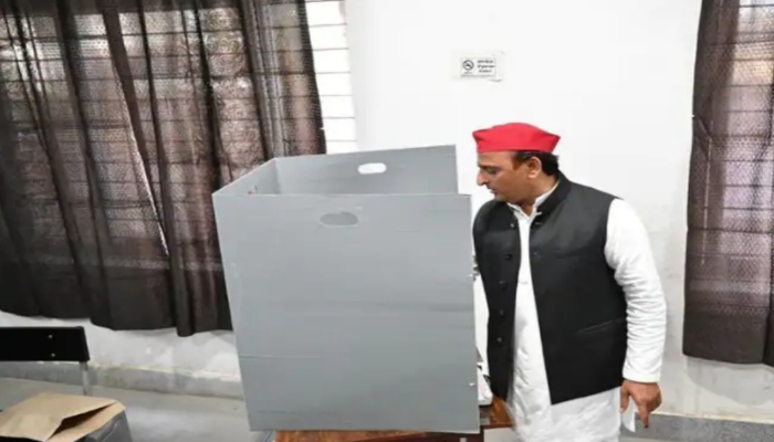 up assembly election after voting akhilesh yadav targets bjp