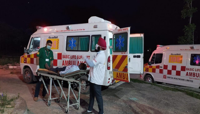 2021 में पूरे पंजाब में 1.7 लाख से अधिक लोगों ने इमरजेंसी 108 हेल्थकेयर एम्बुलेंस सर्विस का उठाया लाभ