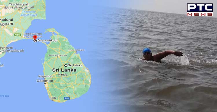 Disability no deterrent, this girl swims from Sri Lanka to Dhanushkodi in 13 hours