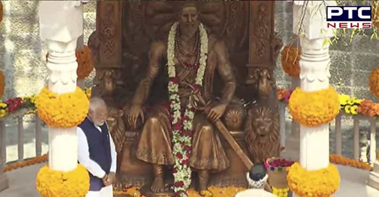 Chhatrapati Shivaji Maharaj statue unveiled in Pune 