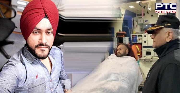 Ukraine war: Indian student Harjyot Singh who was shot at in Ukraine's Kyiv lands in Delhi