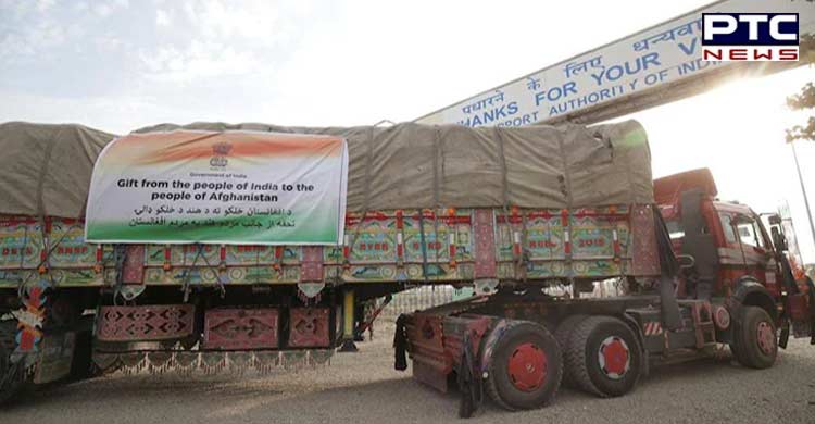 India sends fourth consignment of 2,000 MTs of wheat to Afghanistan