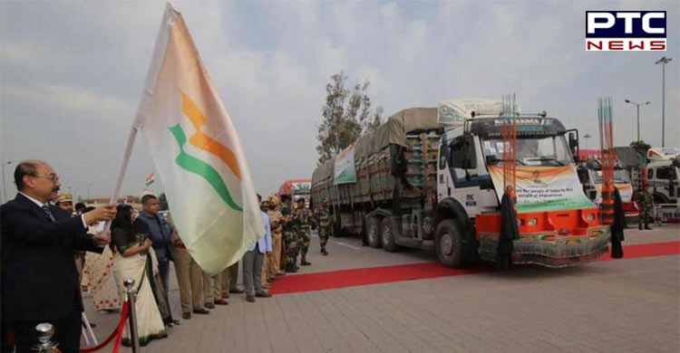 India sends fourth consignment of 2,000 MTs of wheat to Afghanistan