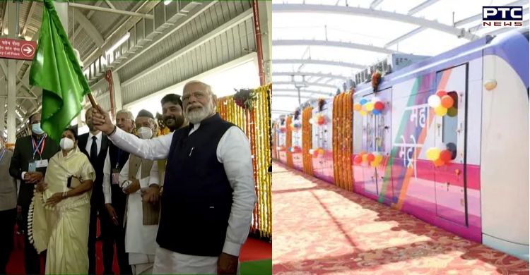 PM Narendra Modi inaugurates Pune Metro line [See Pics]