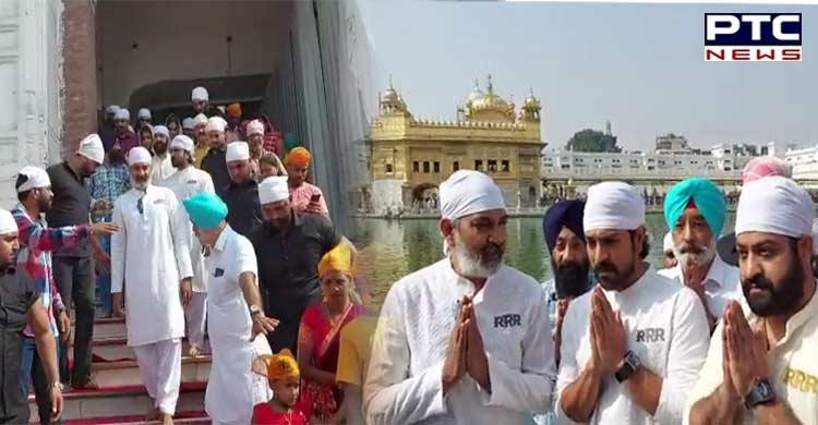 RRR team pays homage at Golden Temple for promotion of movie