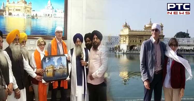 Switzerland's Ambassador to India offers prayers at Golden Temple in Amritsar