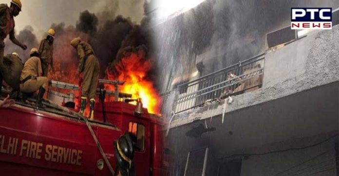 Massive fire breaks out in Delhi’s Bawana plastic factory