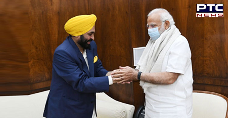 पीएम मोदी से मिले पंजाब के सीएम भगवंत मान, पीएम नरेंद्र मोदी के सामने रखी ये मांगें