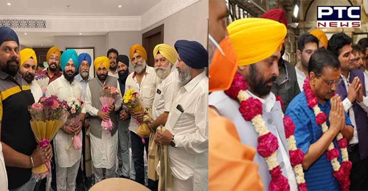 Punjab CM Bhagwant Mann meets Sikh Society representatives in Gujarat