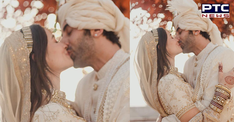 In pictures: Ranbir, Alia pose as husband and wife, here are unseen pictures from ceremony