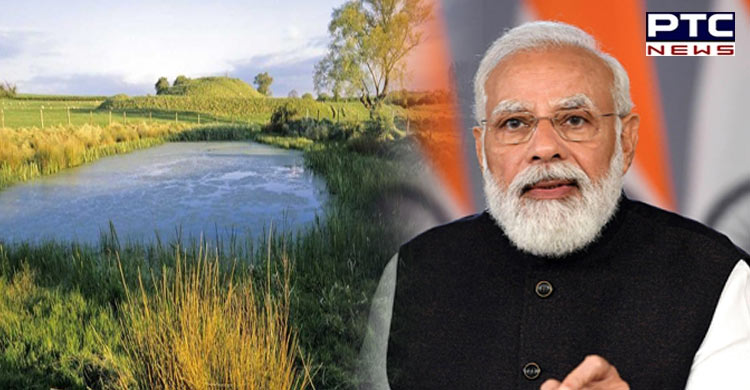 PM Modi encourages BJP leaders to offer voluntary labour to build ponds