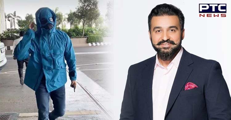 Raj Kundra continues to cover his face in public; netizens take a hilarious dig at him