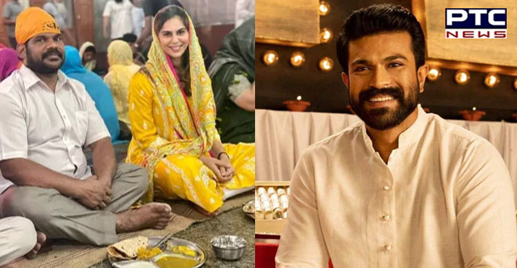 Actor Ram Charan hosts langar seva at Golden Temple post 'RRR' success