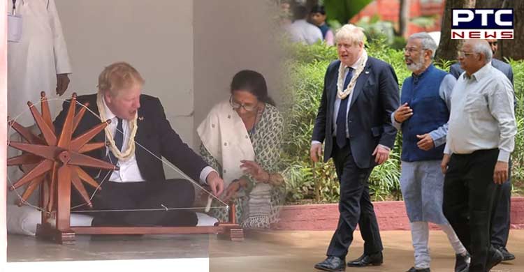 UK Prime Minister visits Sabarmati Ashram in Ahmedabad