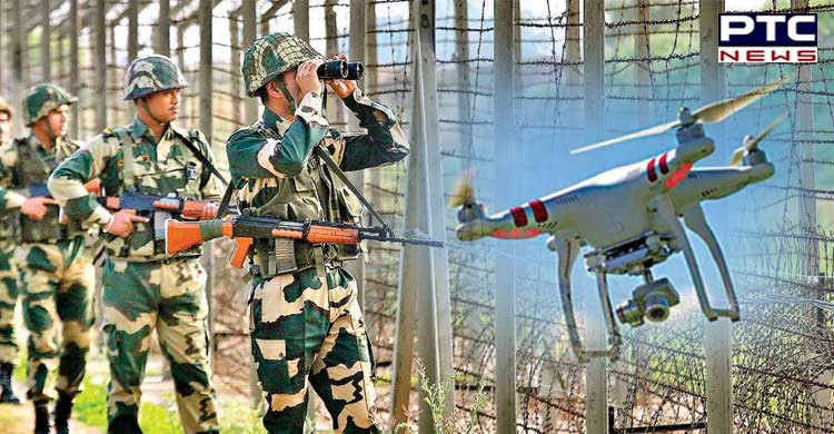 Pakistani drone strike on Indo-Pak border, search operation resumes