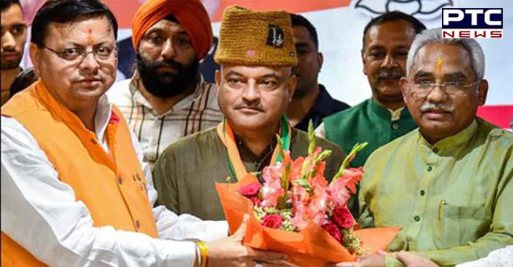 Ajay Kothiyal, AAP`s CM candidate for Uttarakhand, joins BJP in Dehradun