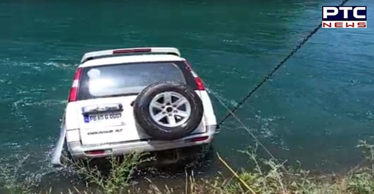 Watch: Mohali man drives SUV into Bhakra canal, dead